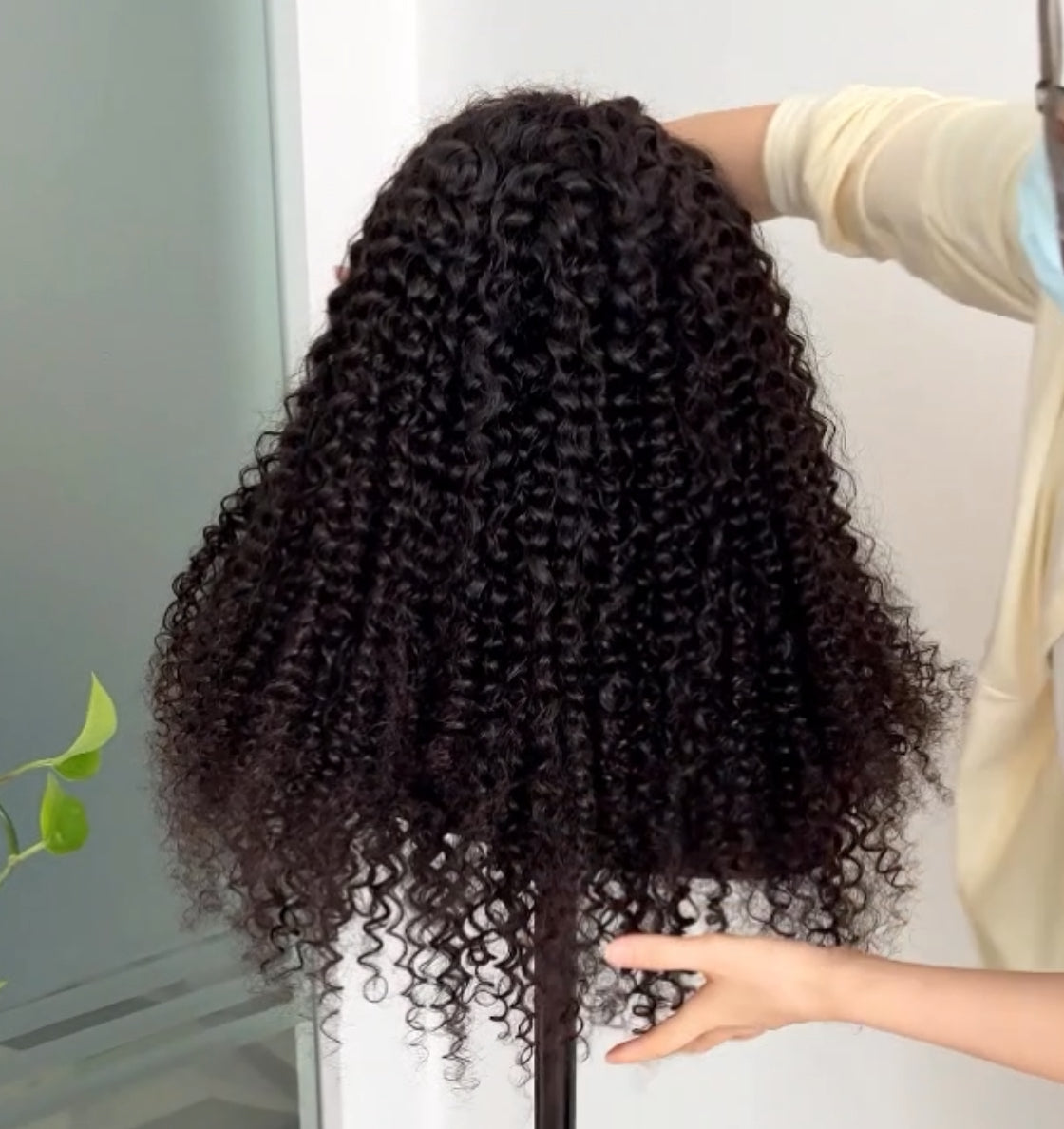 Deep Curl U/V Part Wig – 100% Raw Vietnamese Hair