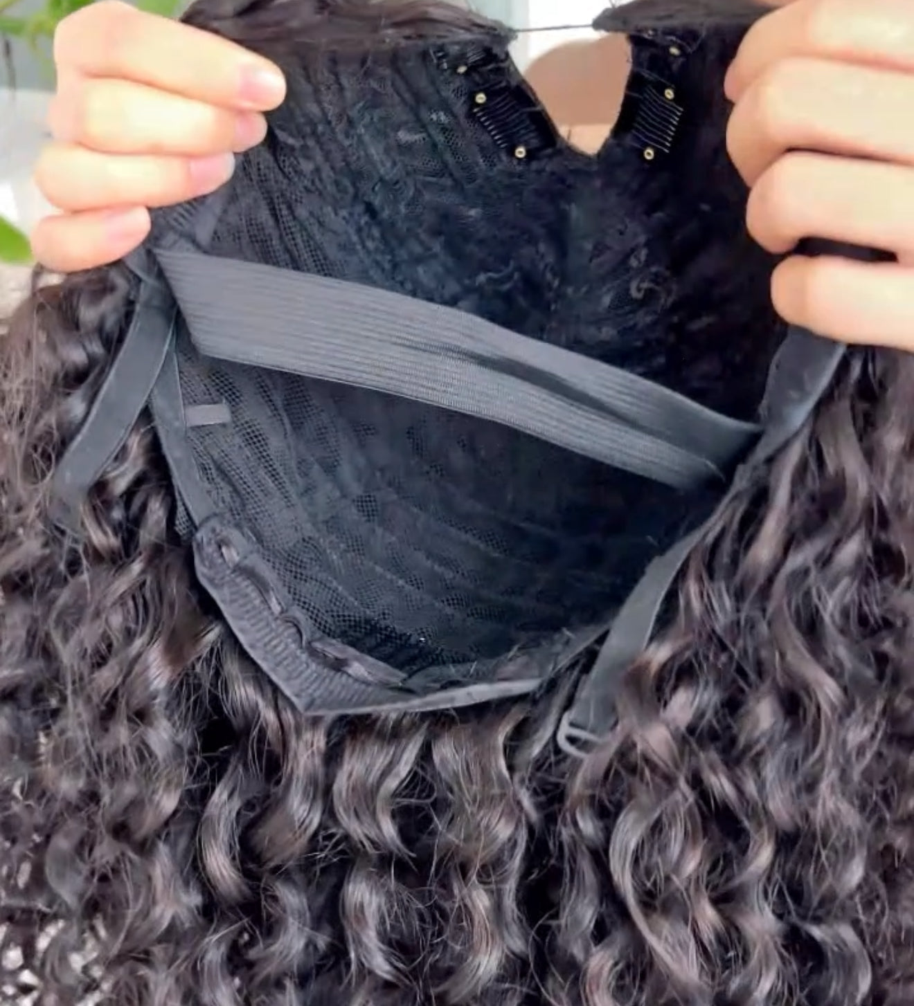 Deep Curl U/V Part Wig – 100% Raw Vietnamese Hair
