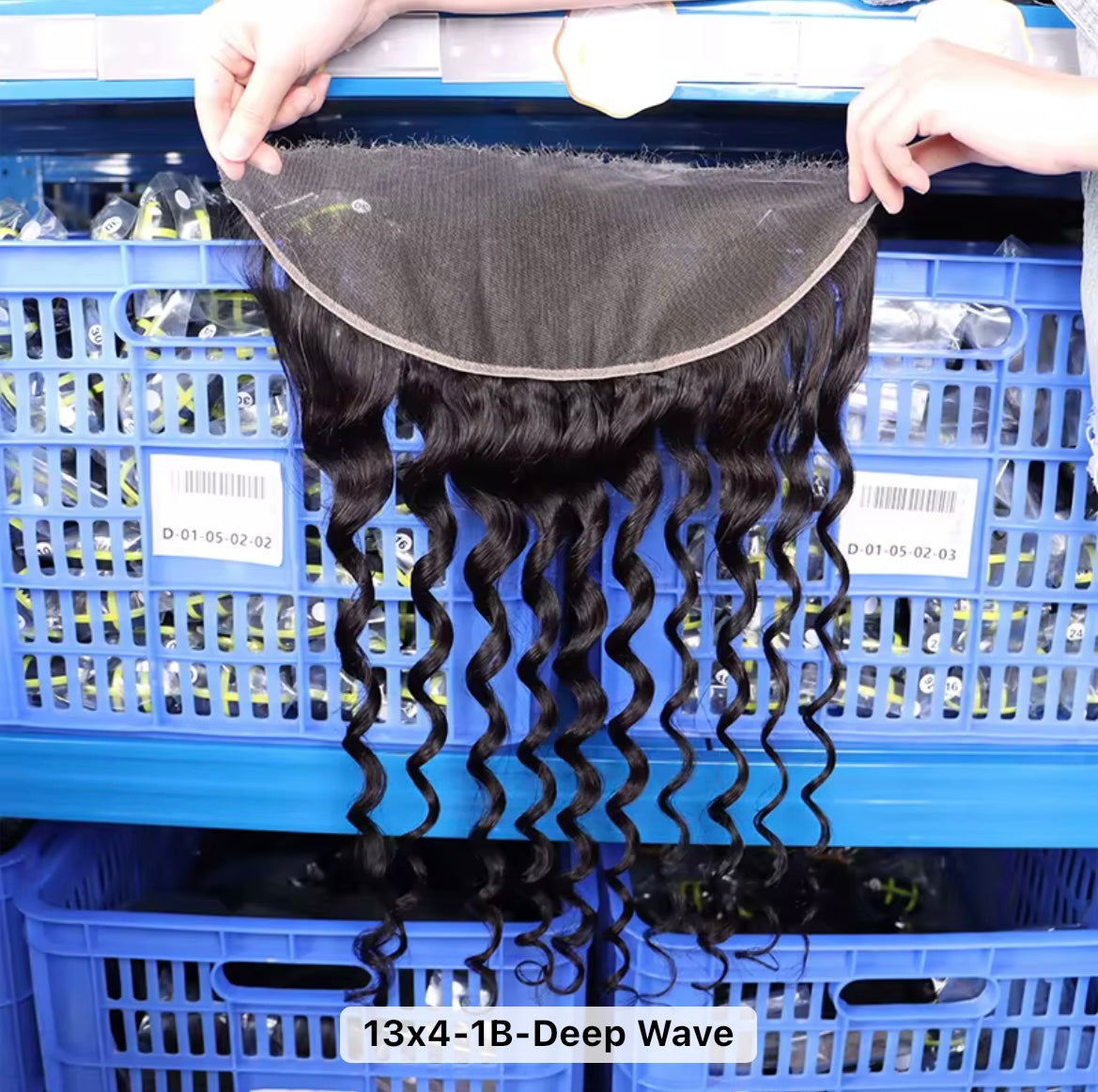 HD Transparent Deep Wave Lace Frontal – 100% Raw Vietnamese Hair