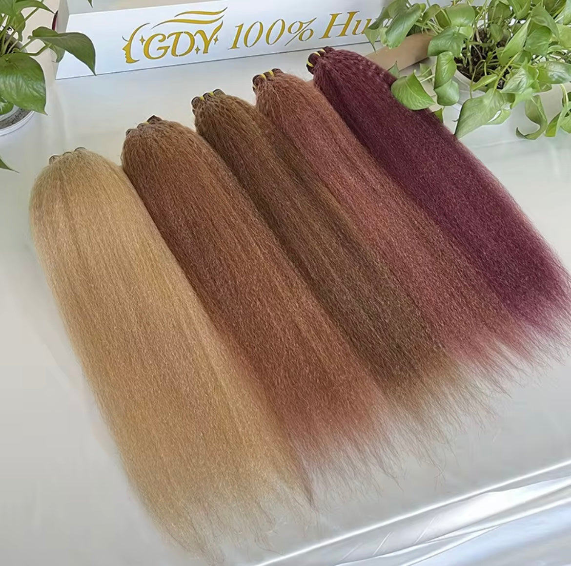 Colored Kinky Straight – 100% Raw Vietnamese Hair