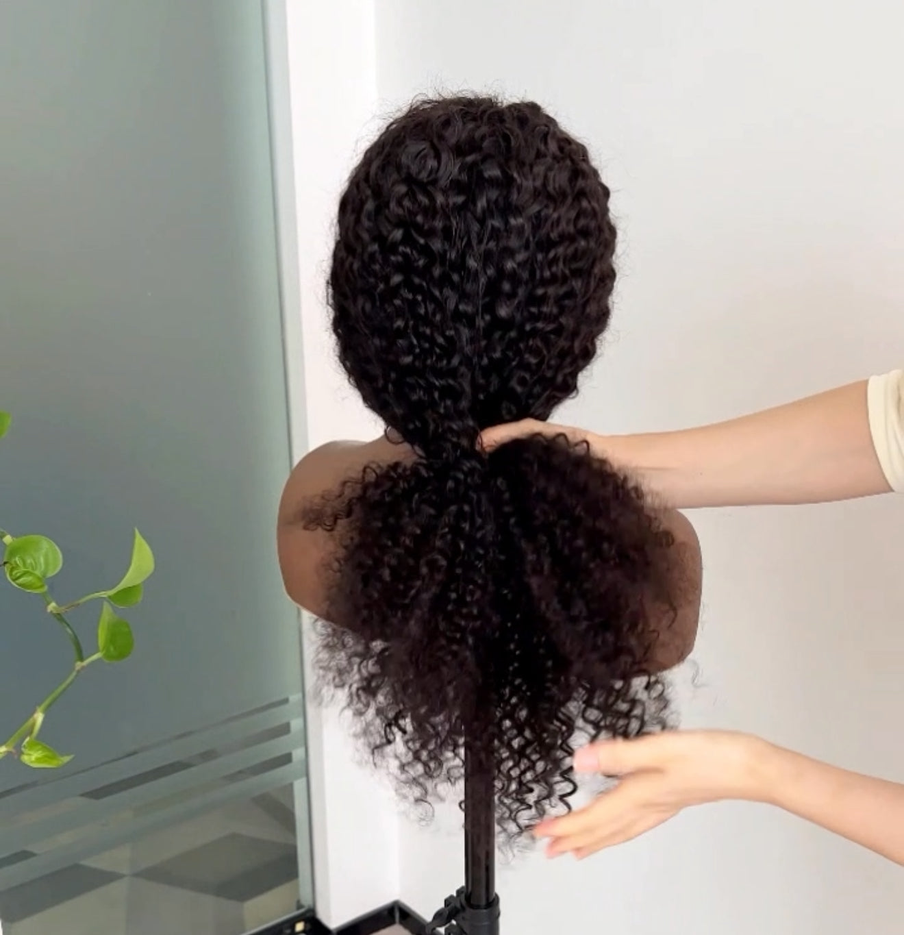 Deep Curl U/V Part Wig – 100% Raw Vietnamese Hair