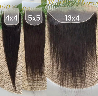 HD Transparent Bone Straight Lace Frontal – 100% Raw Vietnamese Hair