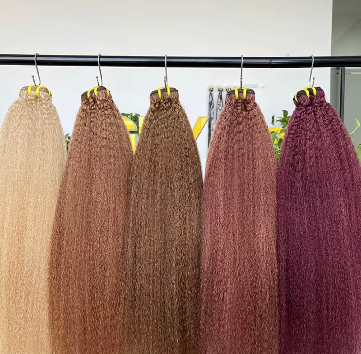 Colored Kinky Straight – 100% Raw Vietnamese Hair