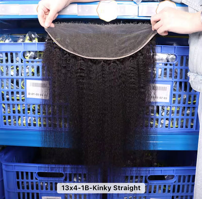 HD Transparent Kinky Straight Lace Frontal – 100% Raw Vietnamese Hair