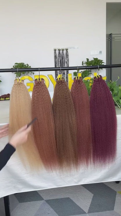 Colored Kinky Straight – 100% Raw Vietnamese Hair